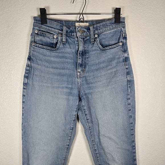 Madewell The High Rise Slim Boyjean‎ in Neal Wash: Tencel Denim Edition Size 25 - Picture 2 of 10